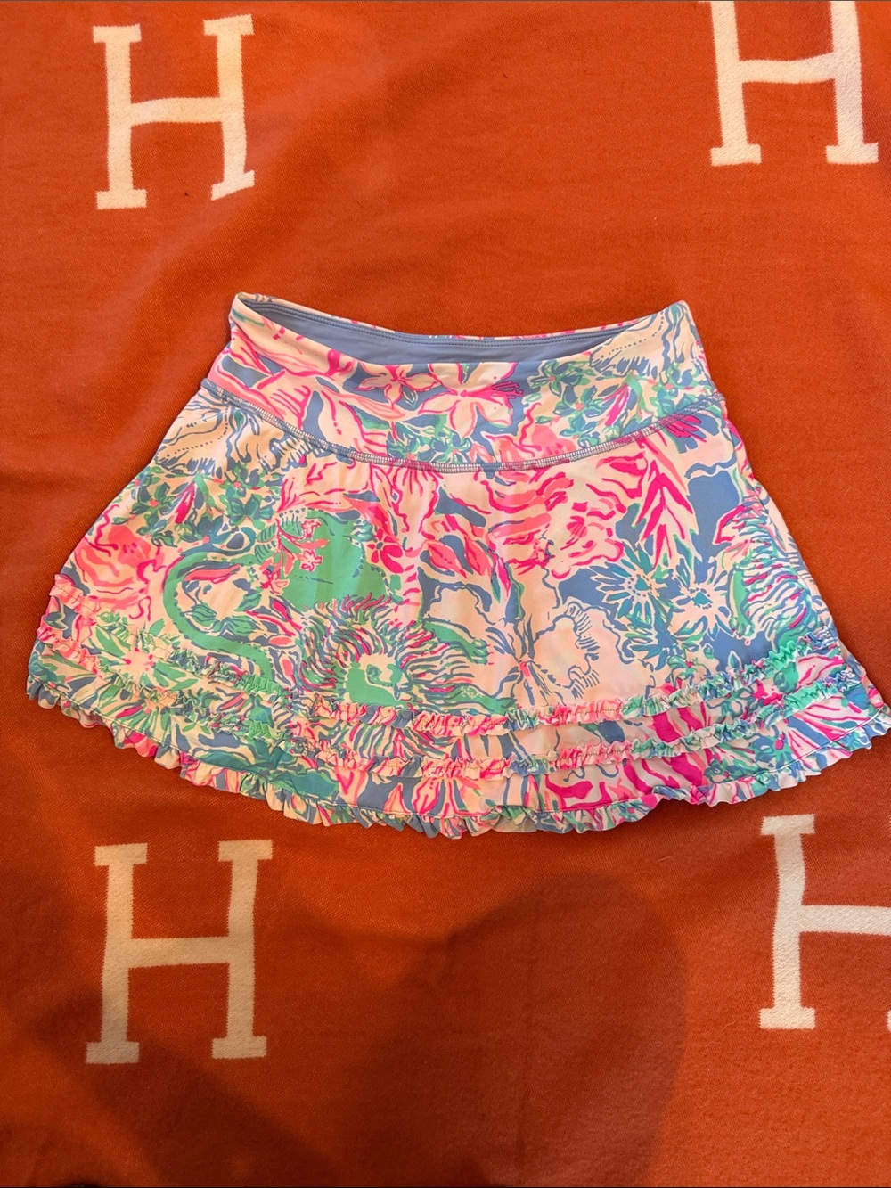 Lilly Pulitzer Luxletic Skort, NWOT, Pink and Blues
